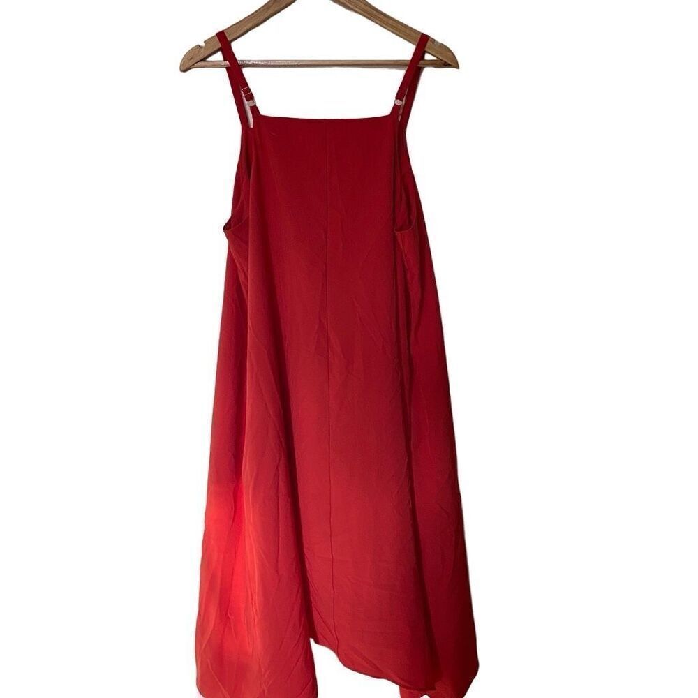 Prologue red sleeveless dress large mid length